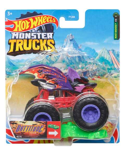 Hot Wheels Monster Trucks 1:64 Arabalar Battitude HCP38