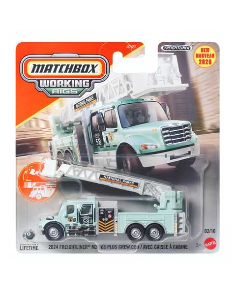 Matchbox Çalışma Donanımı Araçları 2024 Freightliner M2 106 Plus CRE JJP11