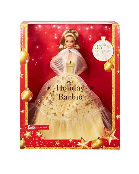 Barbie 2023 Mutlu Yıllar Bebeği Kumral HJX06