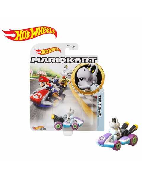 Hot Wheels Mario Kart Karakter Araçlar Dry Bones GJH59