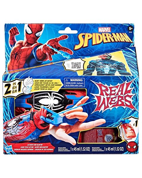 Spider Man Ağ ve Su Fırlatıcı F8734