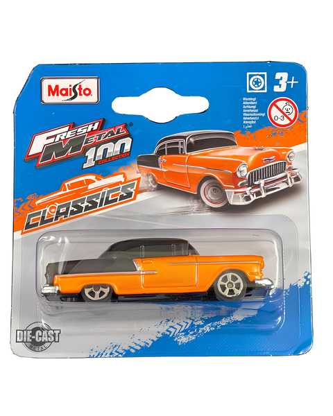 Maisto Fresh Metal Araçlar Black 1955 Chevrolet Bel Air
