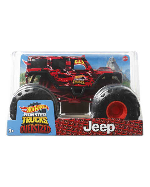 Hot Wheels Monster Trucks 1:24 Arabalar Jeep HDL01