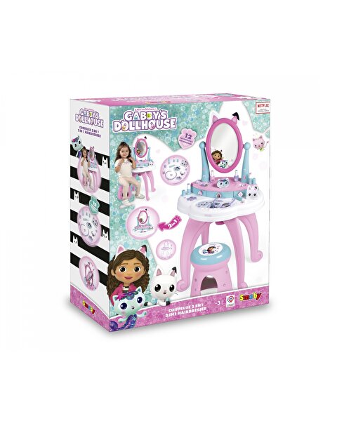 Gabby Dollhouse 2'si 1 Arada Ayarlanabilir Ayna Seti