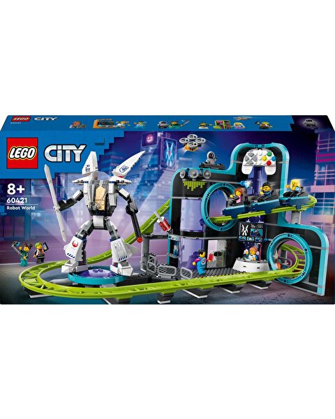 LEGO City Robot Dünyası Hız Treni Parkı 60421