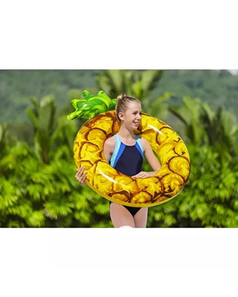 Bestway Ananas Desenli Yüzme Simidi