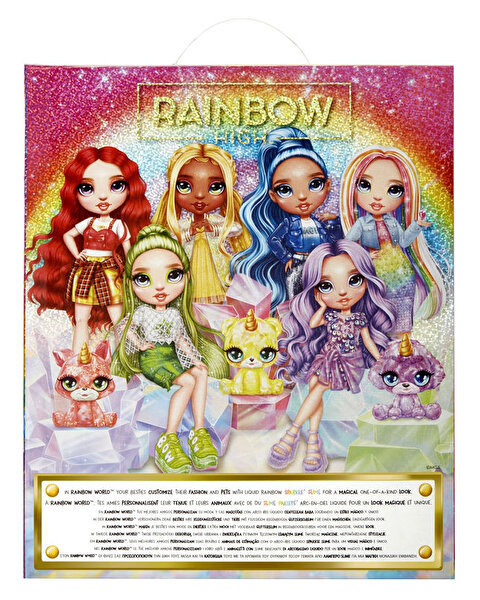 Rainbow High Parlak Slime ve Evcil Hayvan Serisi Bebeği Skyler