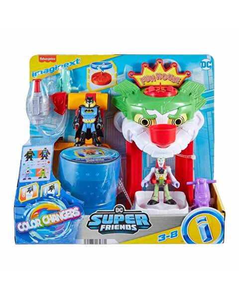 Imaginext DC Super Friends Renk Değiştiren Joker Eğlence Evi Oyun Seti HMX55