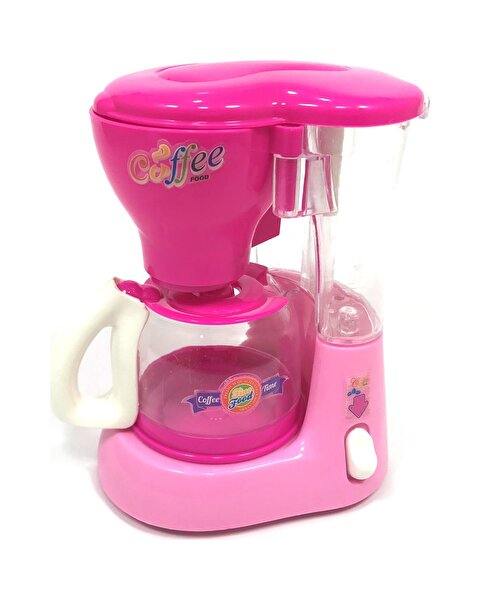 Mini Kahve Makinesi Koyu Pembe