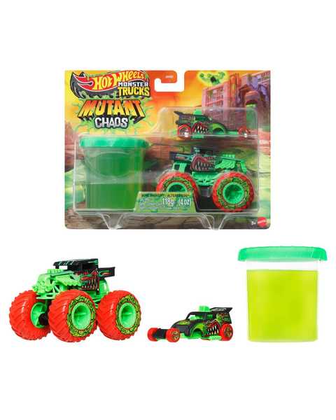 Hot Wheels Monster Trucks Mutant Kaosu Çoklu Paketi Bone Shaker JPM25