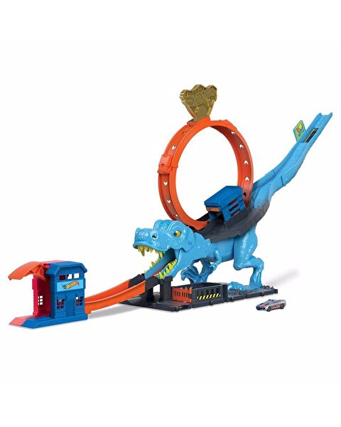 Hot Wheels Dİnazor ile Mücadele Oyun Seti HKX42