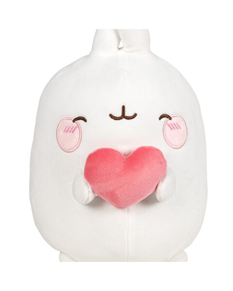 Molang Peluş 18 Cm Molang ve Kalp