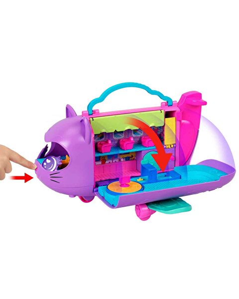 Polly Pocket Minik Kedi Hava Yolları Oyun Seti HWP19