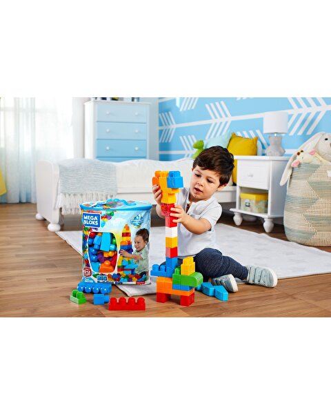 Mega Bloks First Builders 80'li Blok Torbaları Mavi DCH63