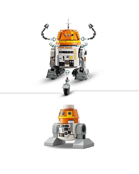 LEGO Star Wars: Ahsoka Chopper (C1-10P) Astromech Droidi 75416