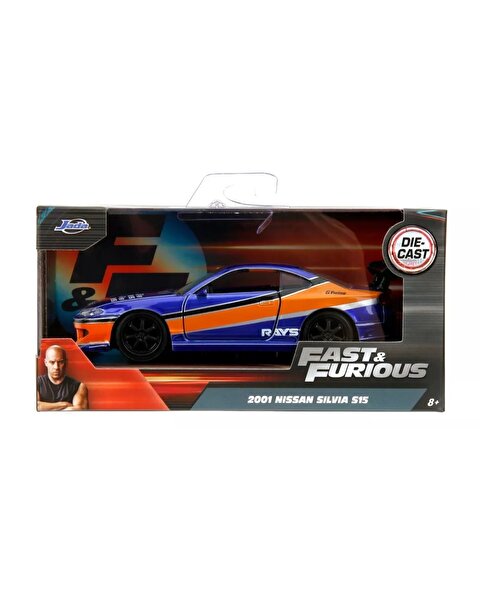 Jada Fast & Furi̇ous 1:32 Ölçekli Araba 2001 Nissan Silvia S15