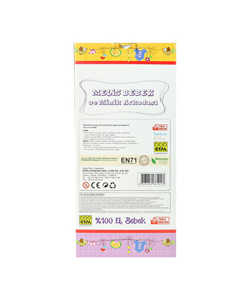 Melis Bebek Türkçe Konuşan Hayvancıklı Yeşil Hırkalı