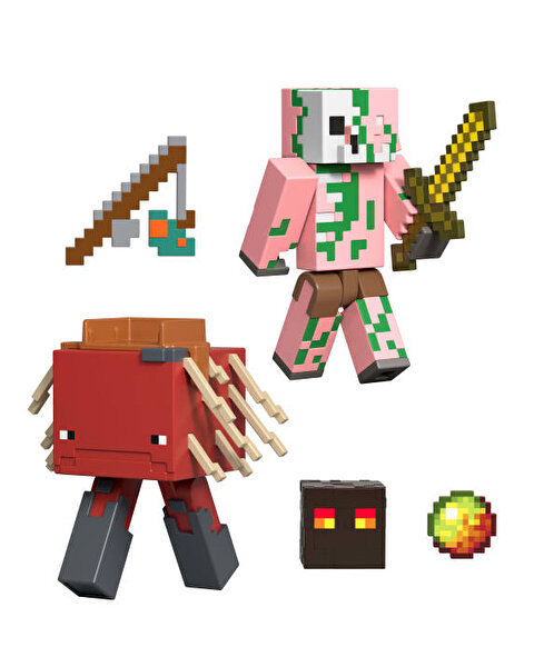 Minecraft İkili Paket Zombified Piglin ve Minecraft Strid JCN56