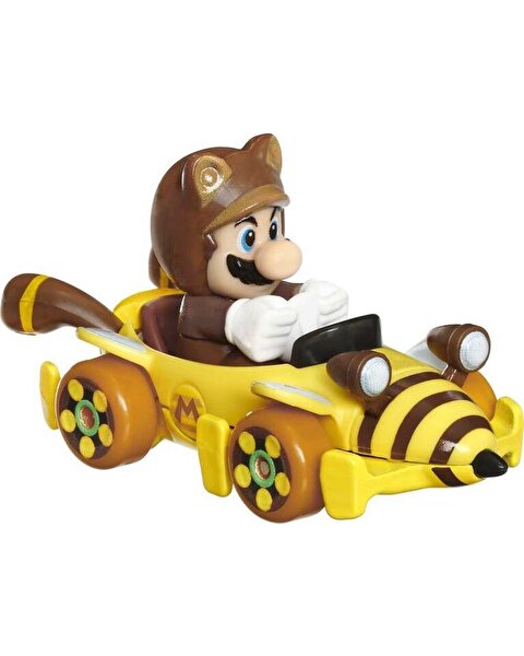 Hot Wheels Mario Kart Karakter Araçlar Tanooki Mario HDB31