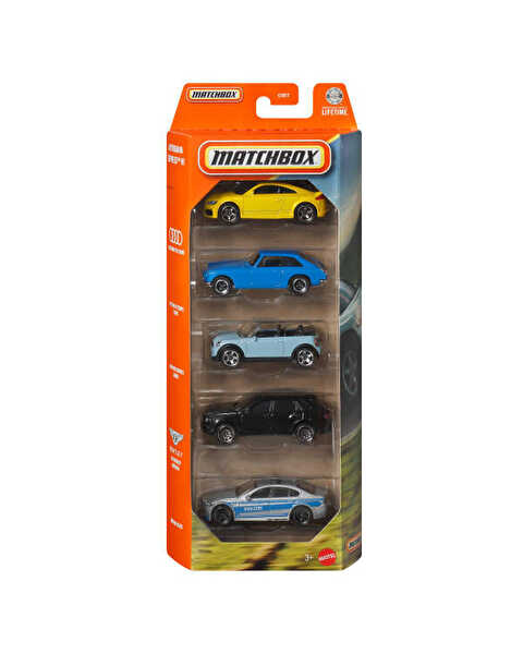 Matchbox Beşli Araba Seti Autobahn Express VI JBX19