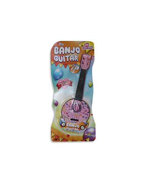 Banjo Kahverengi Çocuk Gitarı Pembe
