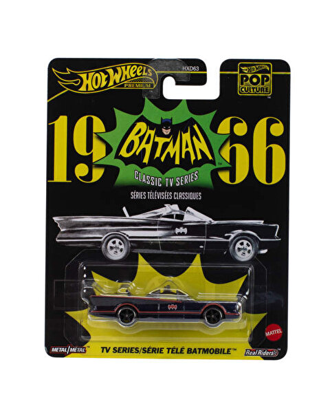 Hot Wheels Pop Culture Premium Arabalar TV Series Batmobile JBL83