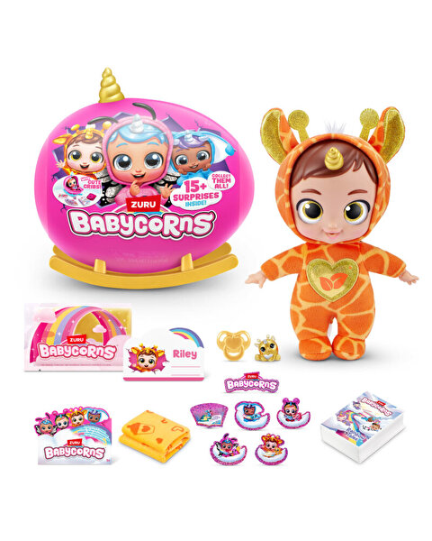Rainbocorns Sevimli Sürpriz Bebek 92107 Gold Boynuz
