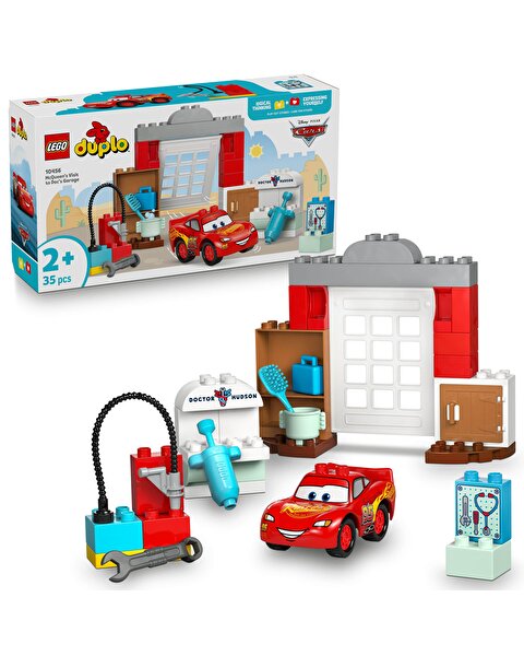 LEGO Duplo Disney ve Pixar Arabalar McQueen’in Doc’un Garajını Ziyareti 10456