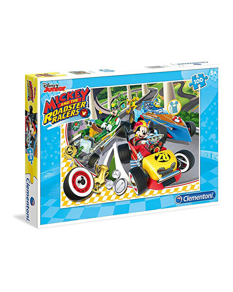 Clementoni Mickey Yol Yarışçısı 100 Parça Puzzle