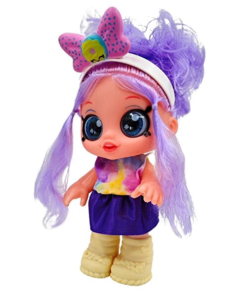 Sesli ve Taşınabilir Çantalı Şeker Kız Roza Bebek