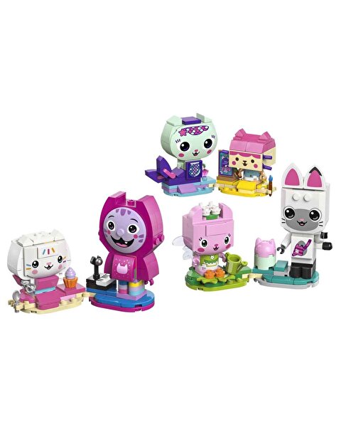 LEGO Gabby’s Dollhouse Gabby’nin Parçalarla İnşa Edilen Kedi Arkadaşları 11215