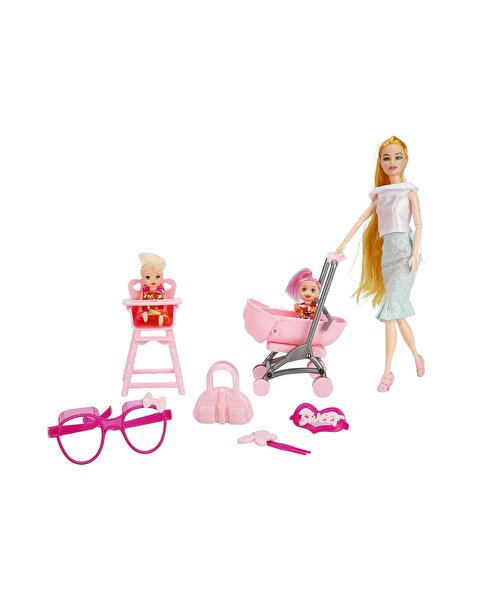 Cindy Pusetli ve Mama Sandalyeli Oyun Seti