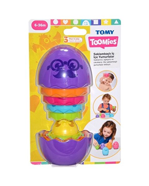 Toomies Saklambaçlı İç İçe Yumurtalar Mor