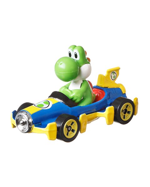 Hot Wheels Mario Kart Karakter Araçlar Yoshi Mach 8 Kart GLP39