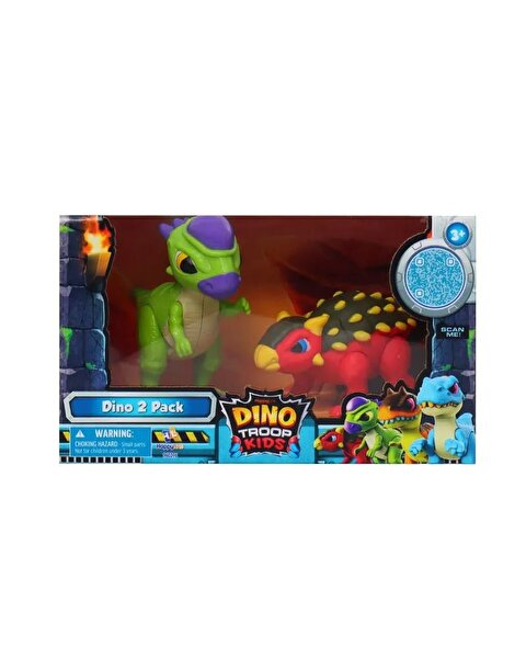 Dino Troops Kids Ankylosaurus ve Pachycephalosaurus İkili Set