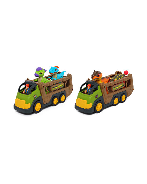 Dino Troops Kids Ankylosaurus & Megalosaurus Figür ve Taşımacı Kamyon