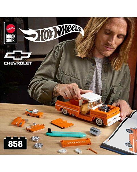 Hot Wheels Elite Serisi Custom 62 Chevy Pickup Araba 858 Parça JFT20