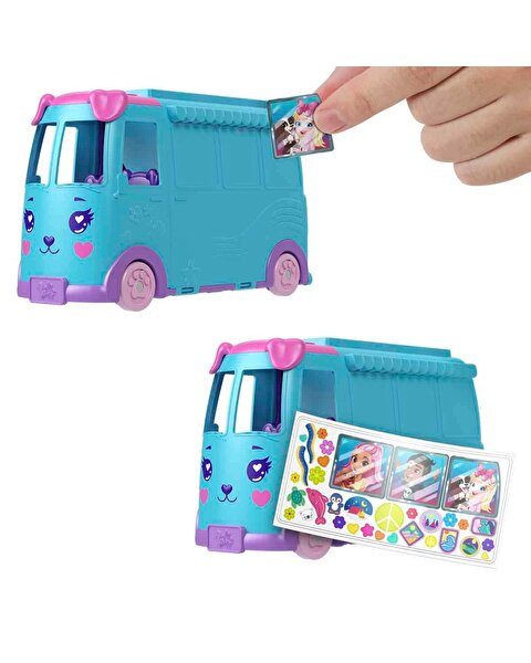 Polly Pocket Hayvancıkların Karavan Macerası Oyun Seti JCC22