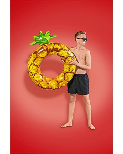 Bestway Ananas Desenli Yüzme Simidi