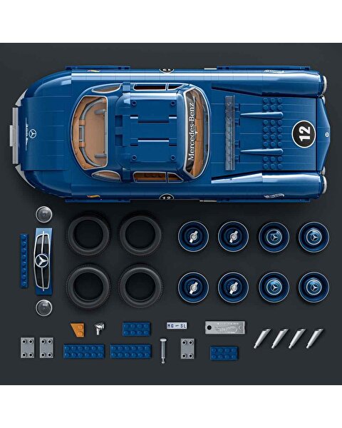Hot Wheels Premium Serisi Mercedes Benz 300 SL Araba 1600 Parça HWW25