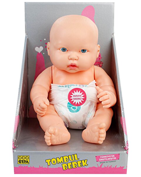 Türkçe Konuşan Tombul Bezli Bebek 43 cm.