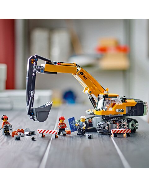 LEGO City Sarı İnşaat Ekskavatörü 60420
