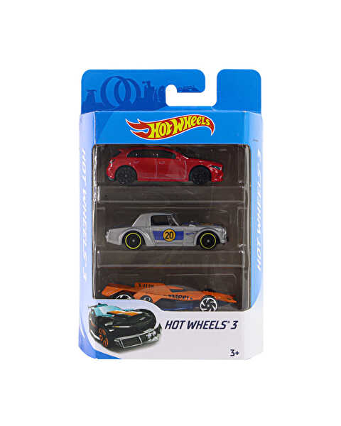 Hot Wheels Üçlü Araba Seti 8 K5904