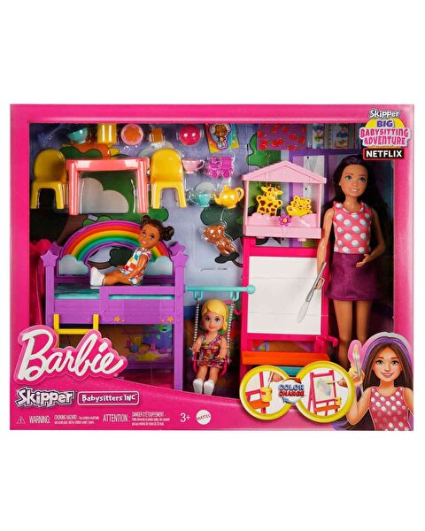 Barbie Skipper Bebek Bakıcılığı Eğlencesi Oyun Seti HND18