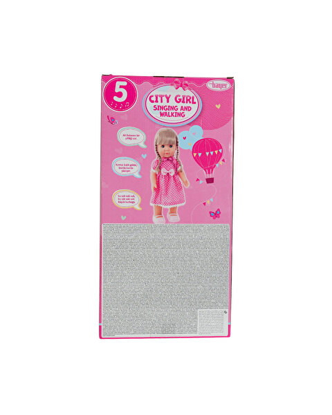 City Girl Şarkı Söyleyen ve Yürüyen Bebek 43 Cm
