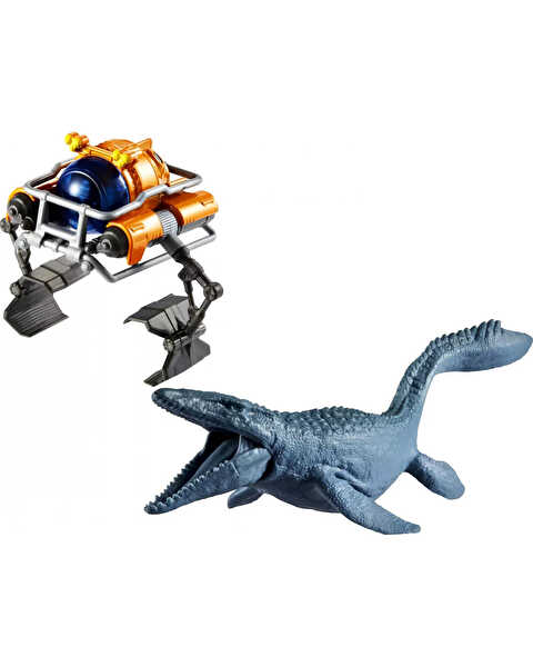 Matchbox Jurassic World Dinozor Taşıyıcı Araçlar Mosasaurus Sea Sub HBH93