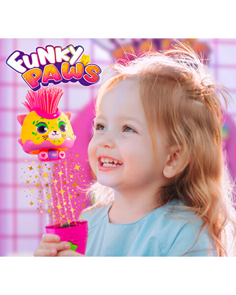 Funky Paws Uzayan Renkli Saçlar Pembe