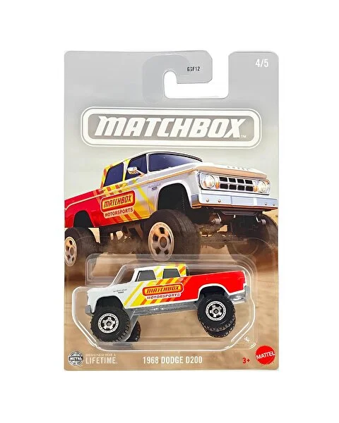 Matchbox Temalı Arabalar 1968 Dodge D200 JCG48