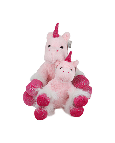 Pembe Boynuzlu Unicorn Peluş 20 Cm