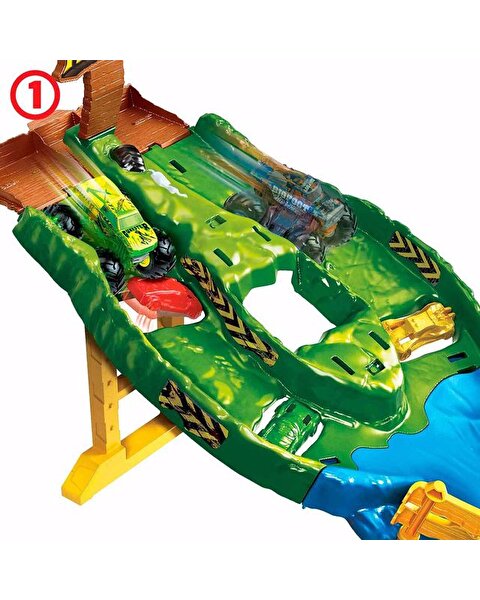 Hot Wheels Monster Trucks Heyecanlı Yarışlar Oyun Seti HGV12